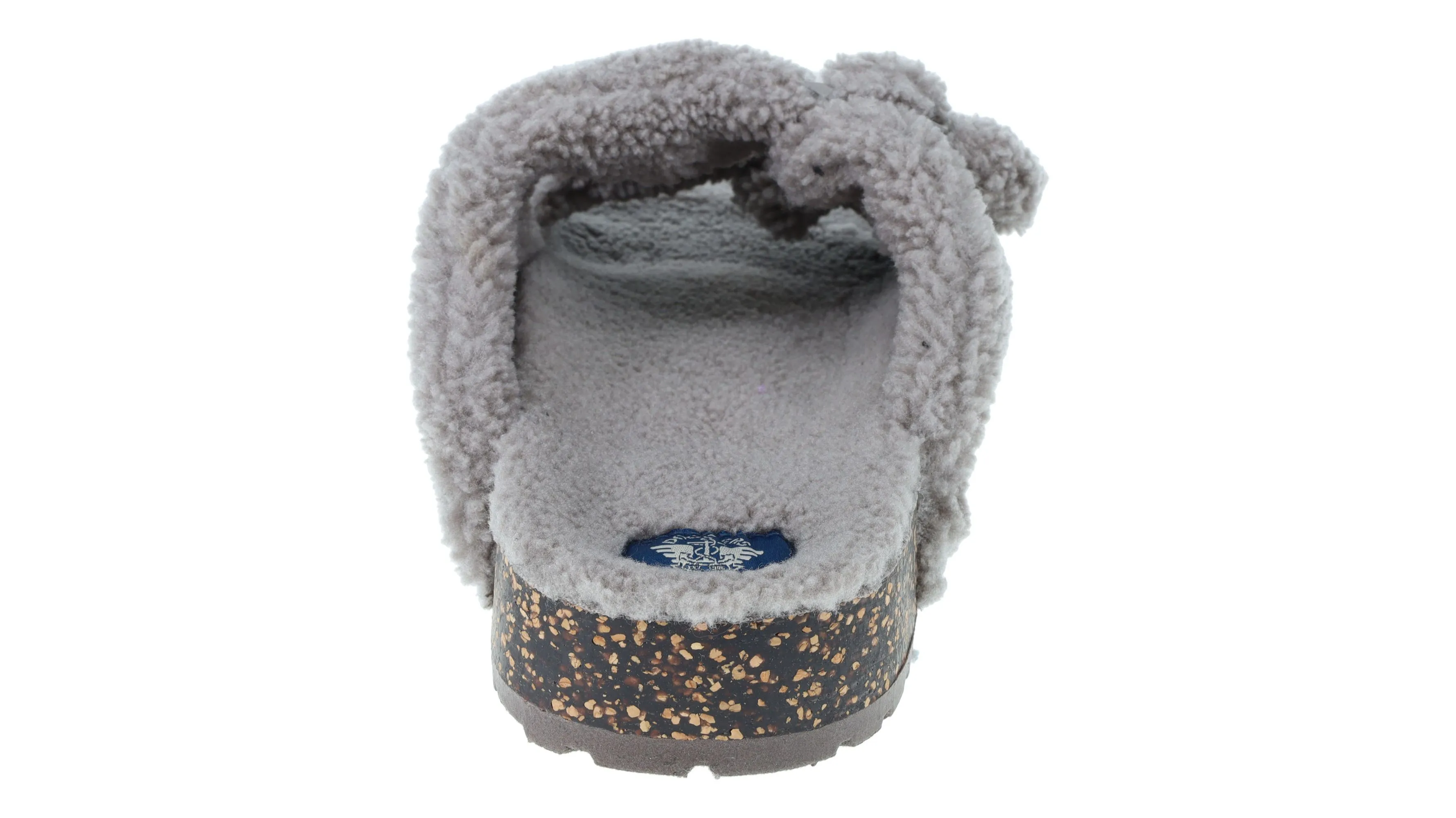 2 Buckle Sherpa Slippers