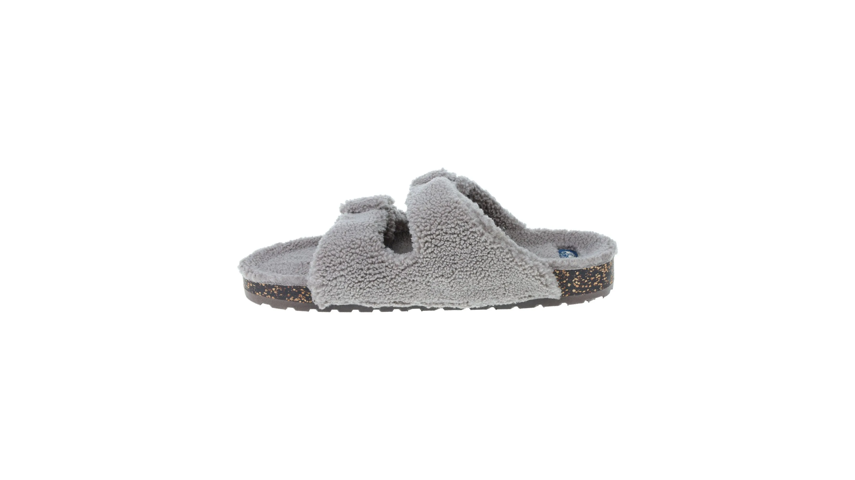 2 Buckle Sherpa Slippers