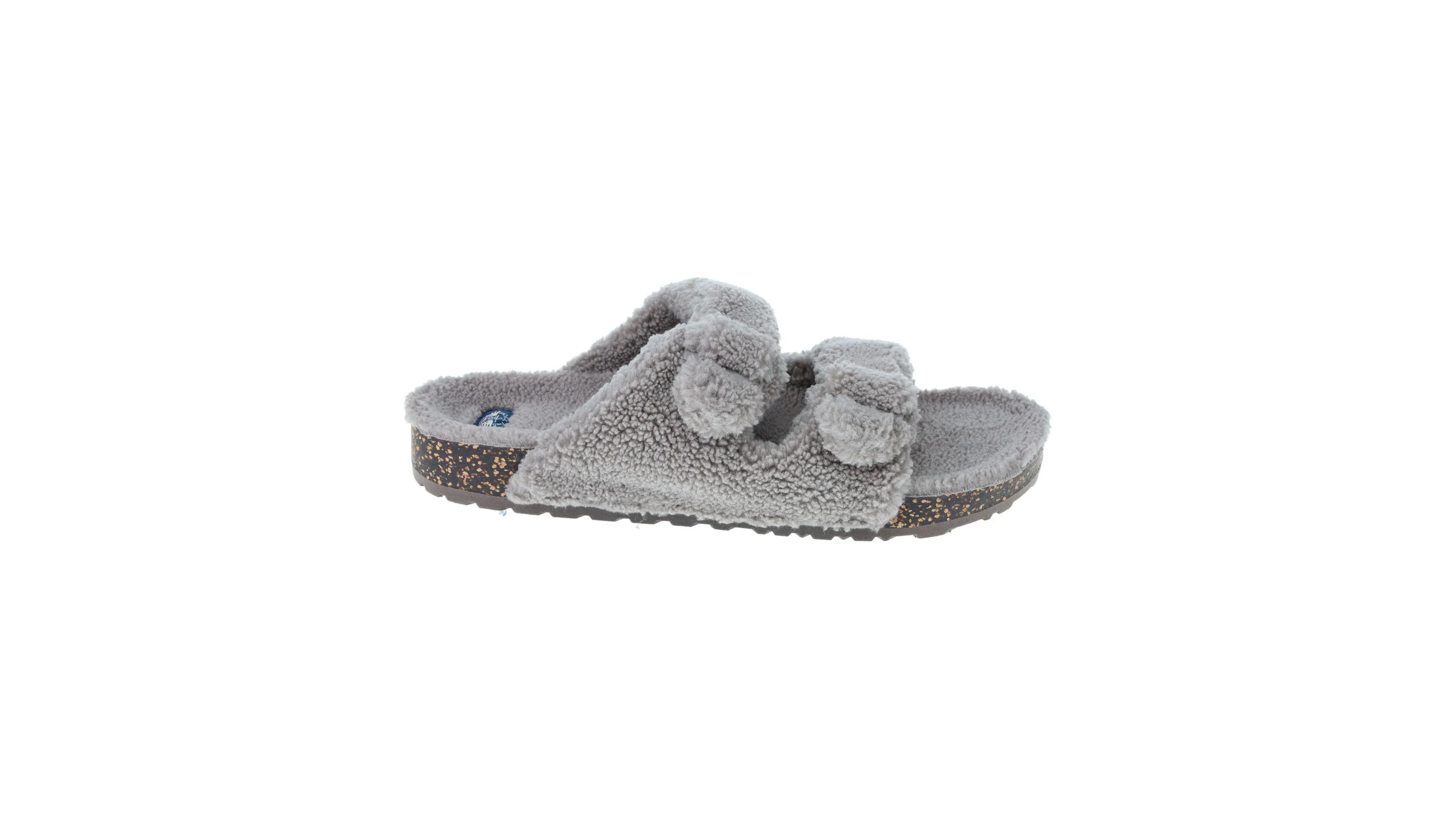 2 Buckle Sherpa Slippers