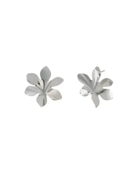 6 Petal Wavy Flower Studs