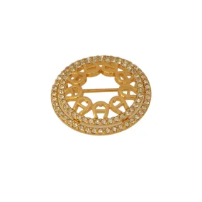 Aigner Brooch Gold Plated