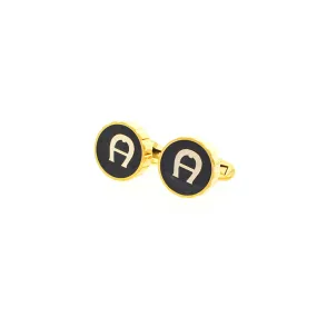 Aigner Cufflink Gold Plated