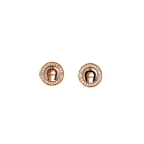 Aigner Earring Rose Gold Plated