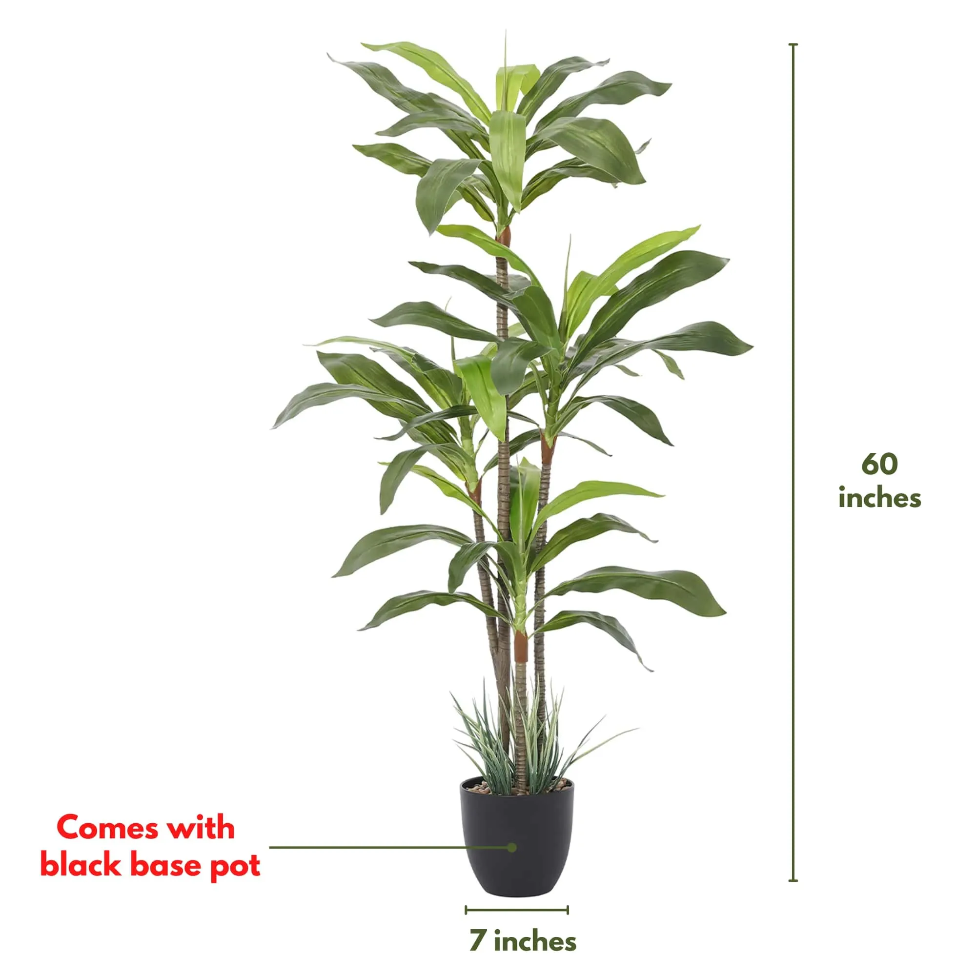 Artificial  Dracaena Tree 5 Feet