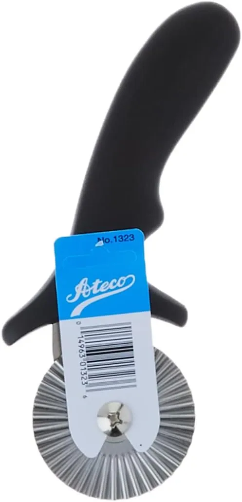 Ateco Fluted Pastry Wheel Cutter with Black Handle