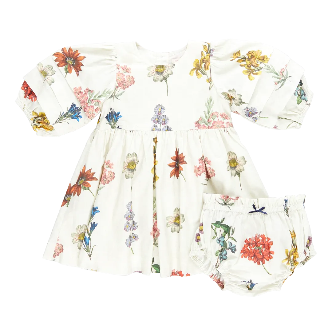 Baby Girl Brooke Dress Set - Notebook Botanical