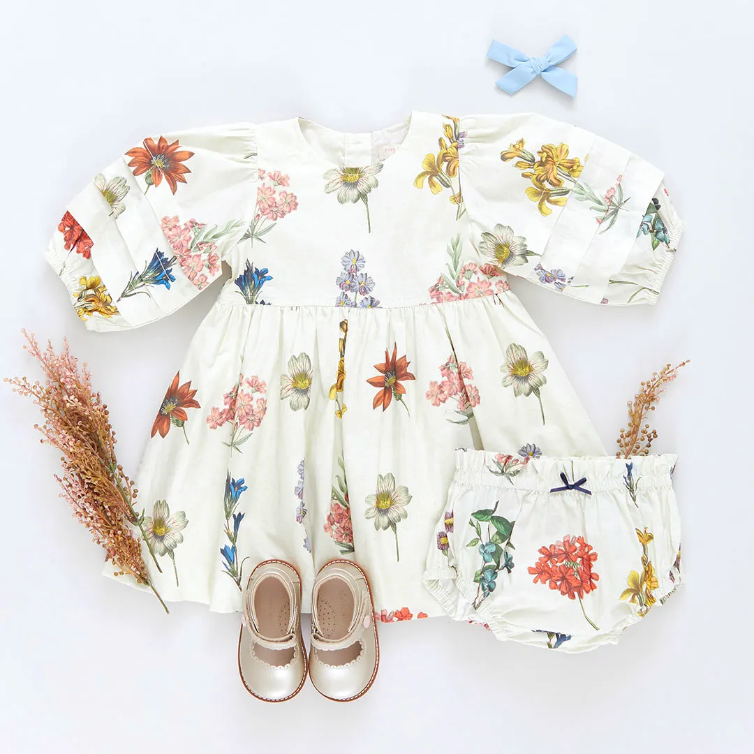 Baby Girl Brooke Dress Set - Notebook Botanical