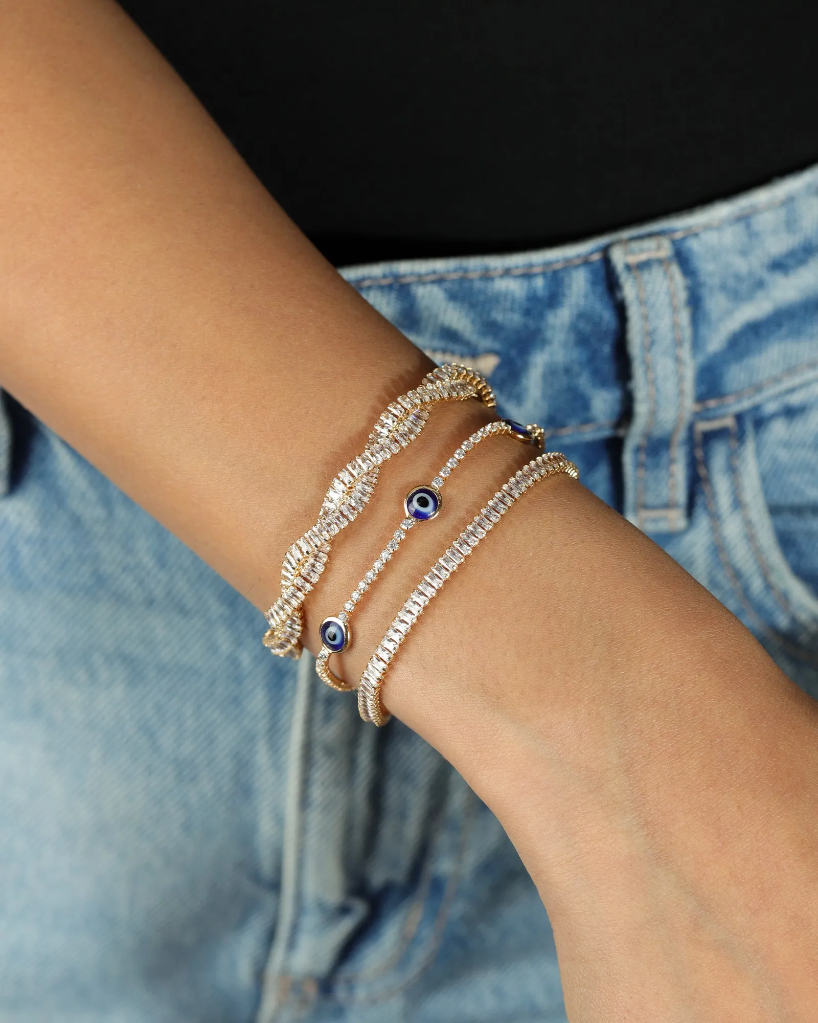 Baguette Pull Bracelet