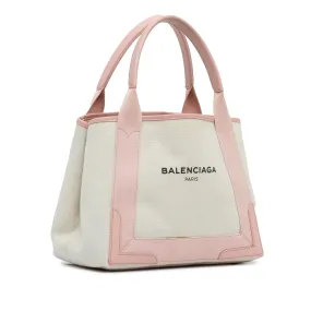 Balenciaga Navy Cabas S Tote (SHG-QP0N5r)