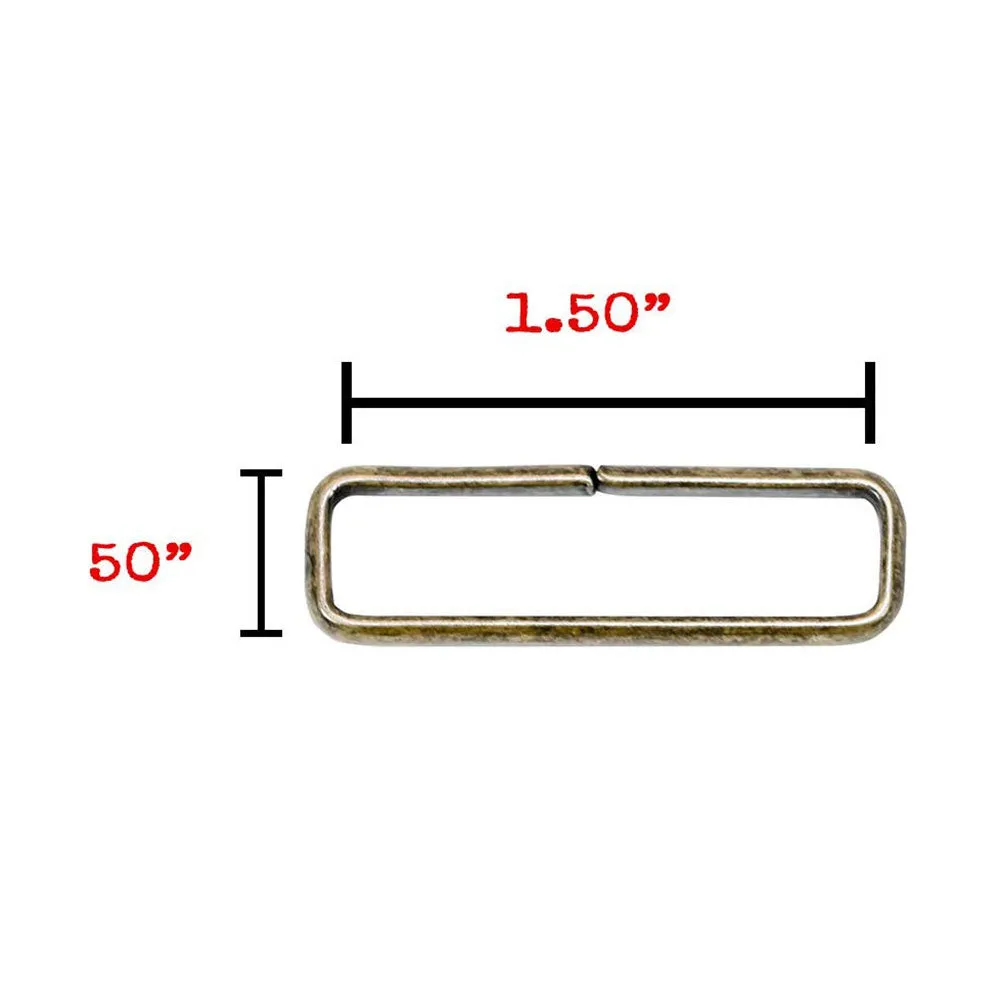 Belts Slider wo/Pin Rustic Nickel (50 pcs)