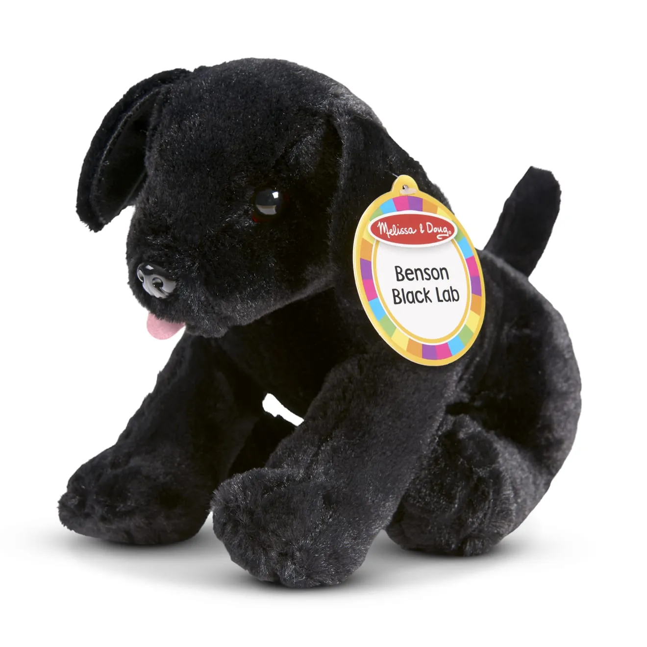 Benson Black Lab Puppy Dog Stuffed Animal