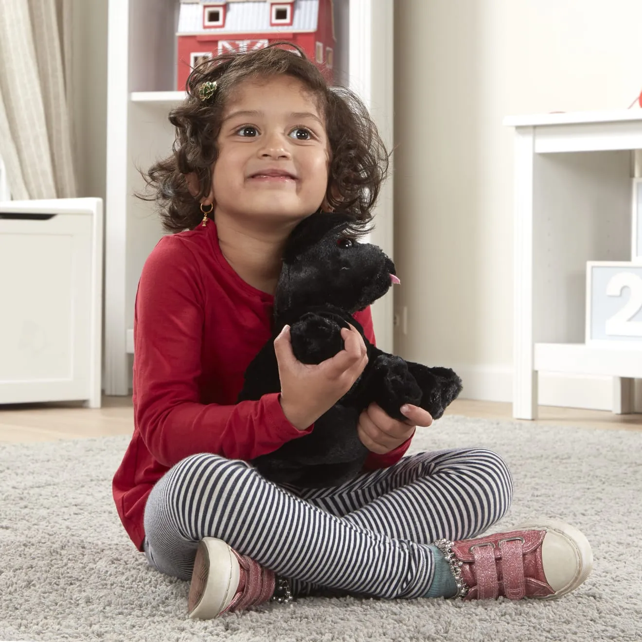 Benson Black Lab Puppy Dog Stuffed Animal