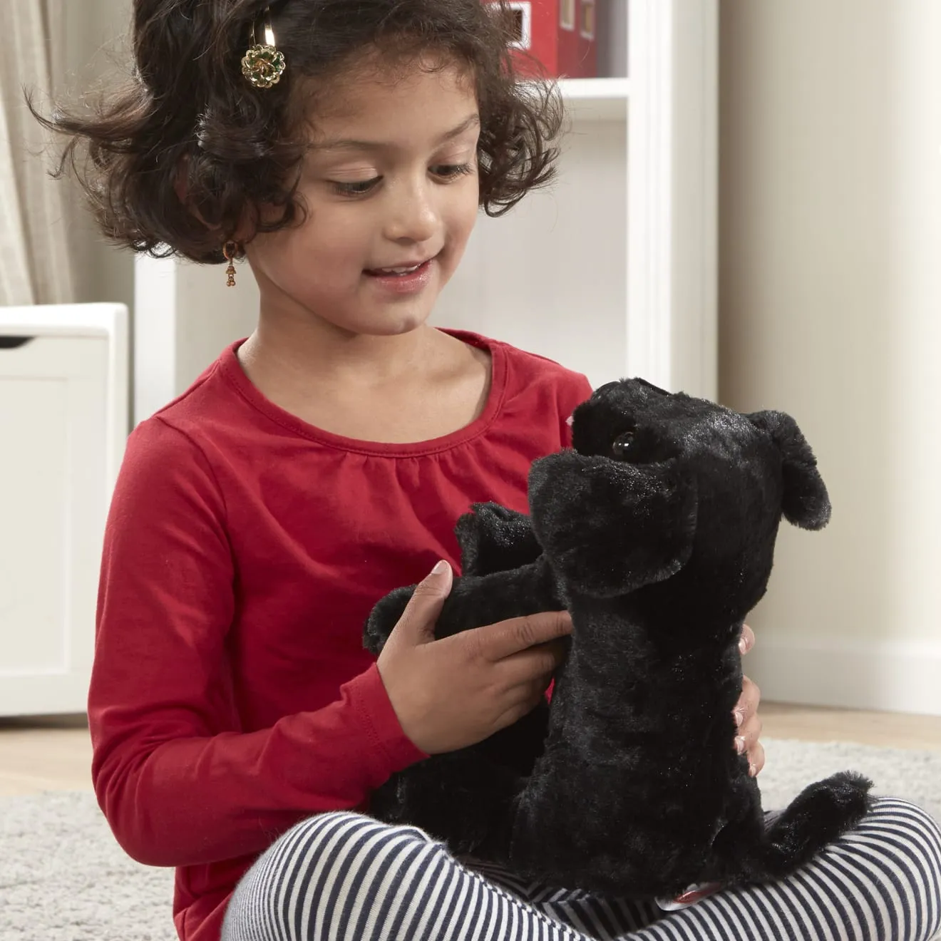 Benson Black Lab Puppy Dog Stuffed Animal