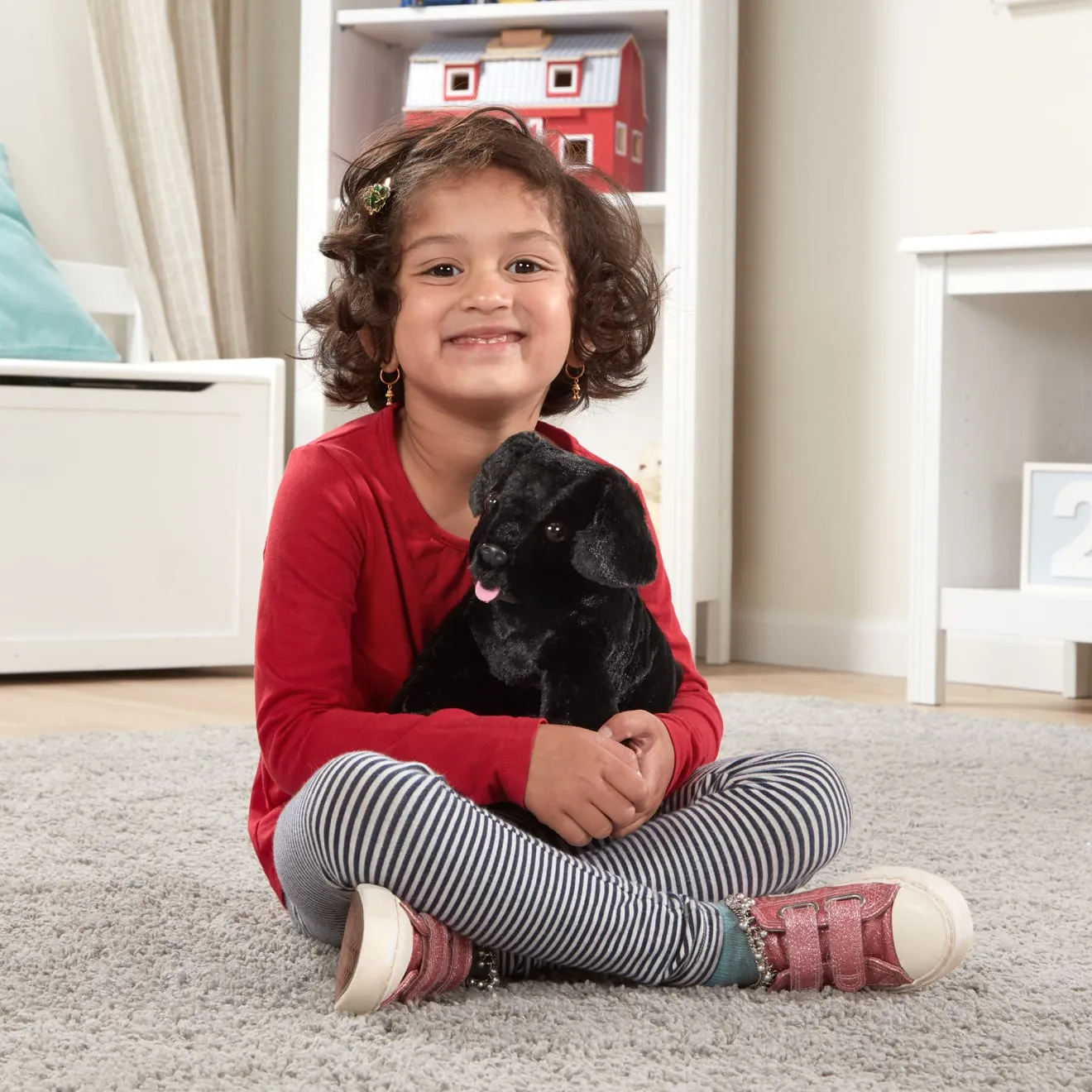 Benson Black Lab Puppy Dog Stuffed Animal