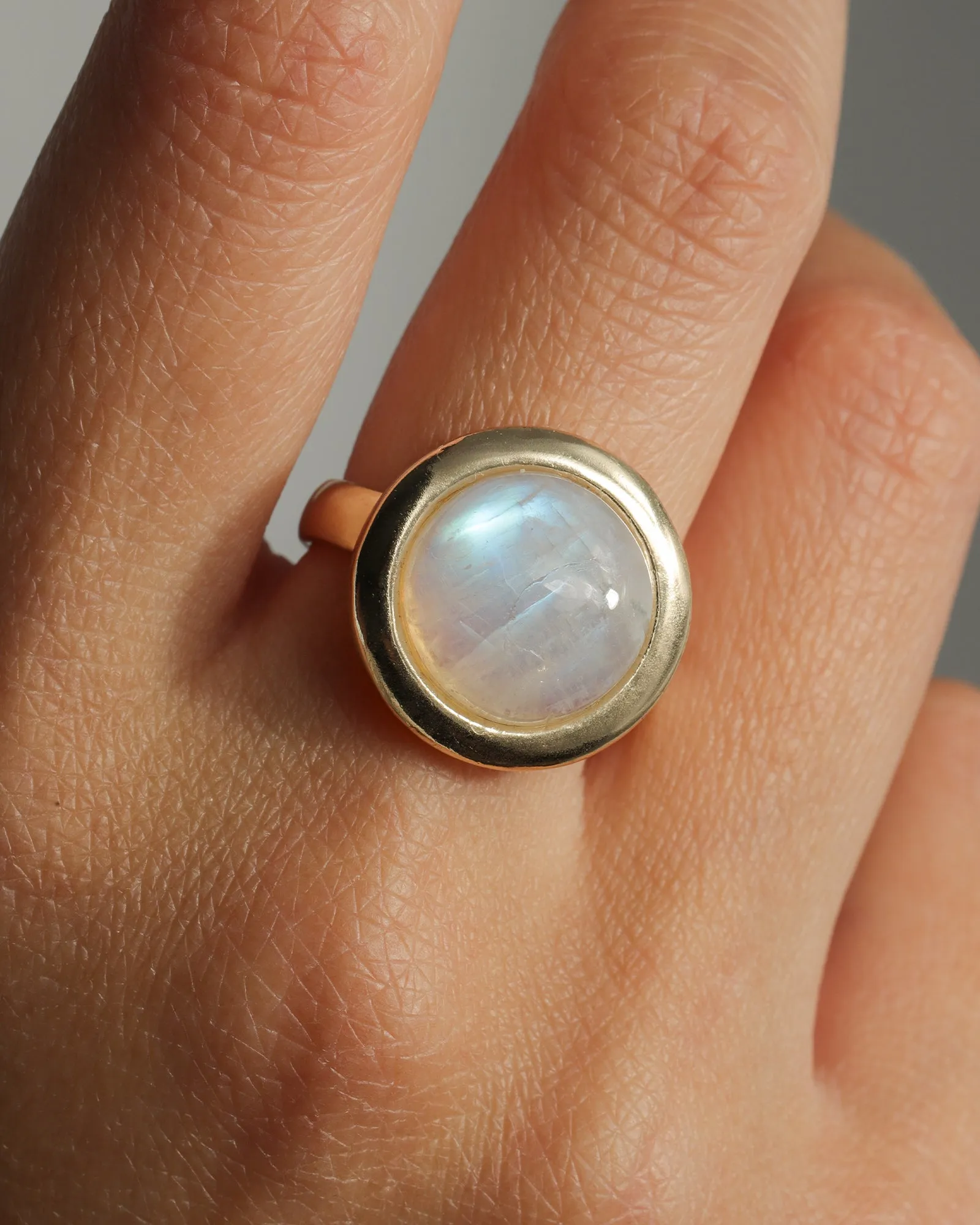 Bezeled Cab Stone Ring