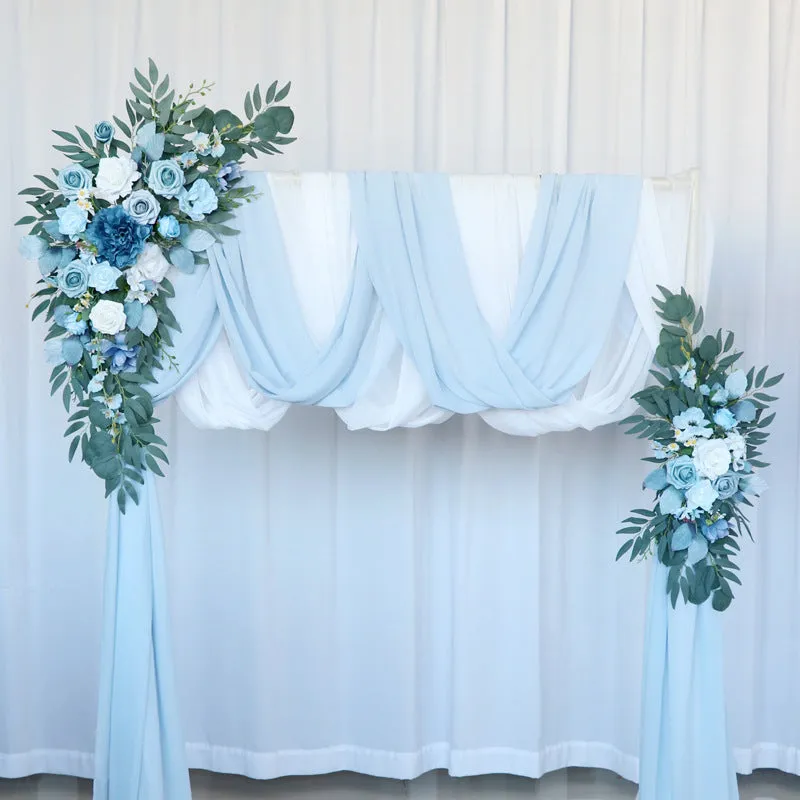 Blue Flower Set for Wedding Party Decor