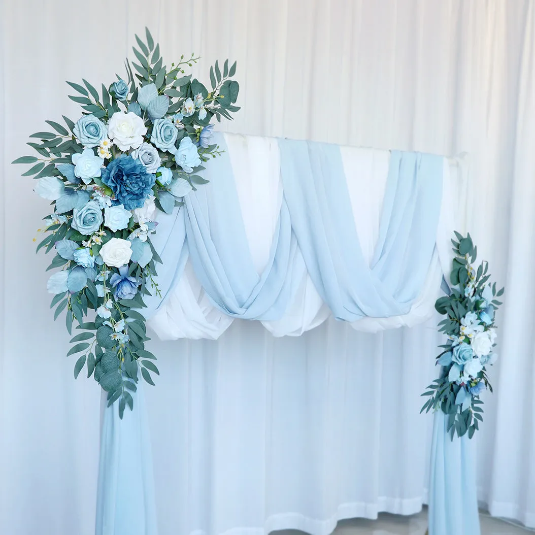 Blue Flower Set for Wedding Party Decor