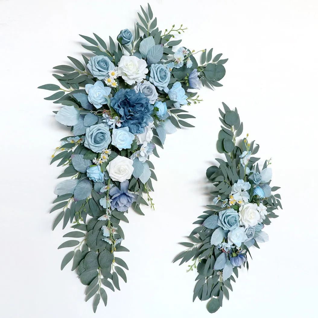 Blue Flower Set for Wedding Party Decor