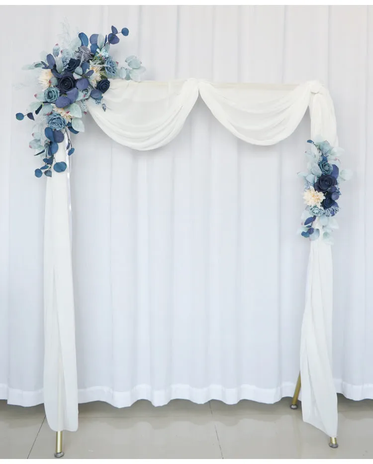 Blue Leave Arch Flowers for Wedding Party Decor