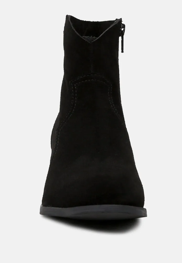 BRISA Black Ankle Boots