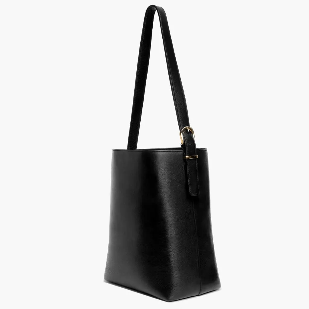 Bucket Bag | Black & Gold