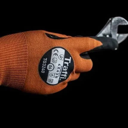 Carbon Neutral Gloves Traffi LXT Nitrile Palm PK 10 Pair