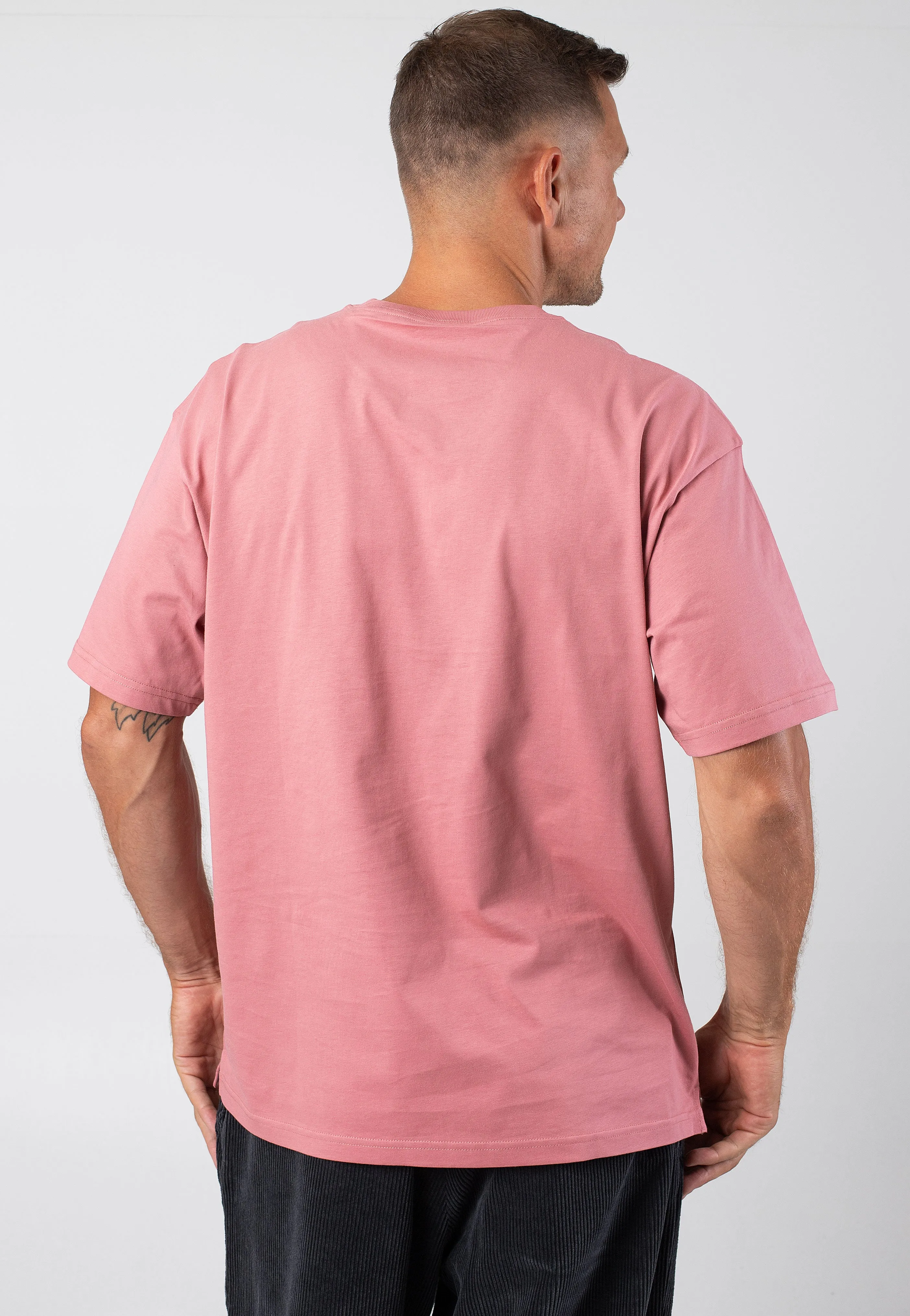 Carhartt WIP - Madison Dusty Rose / White - T-Shirt