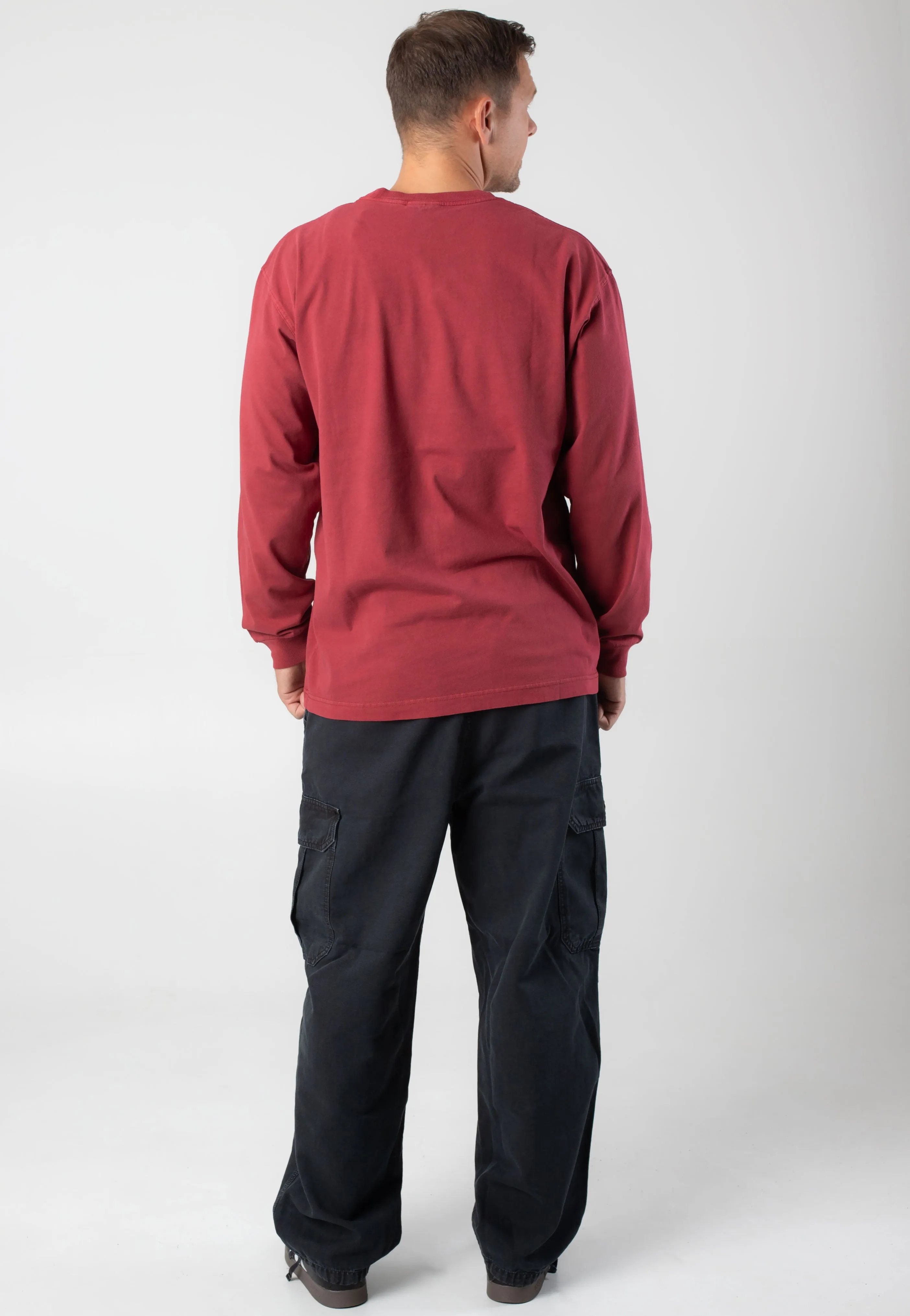 Carhartt WIP - Vista Garment Dyed Scarlet - Longsleeve