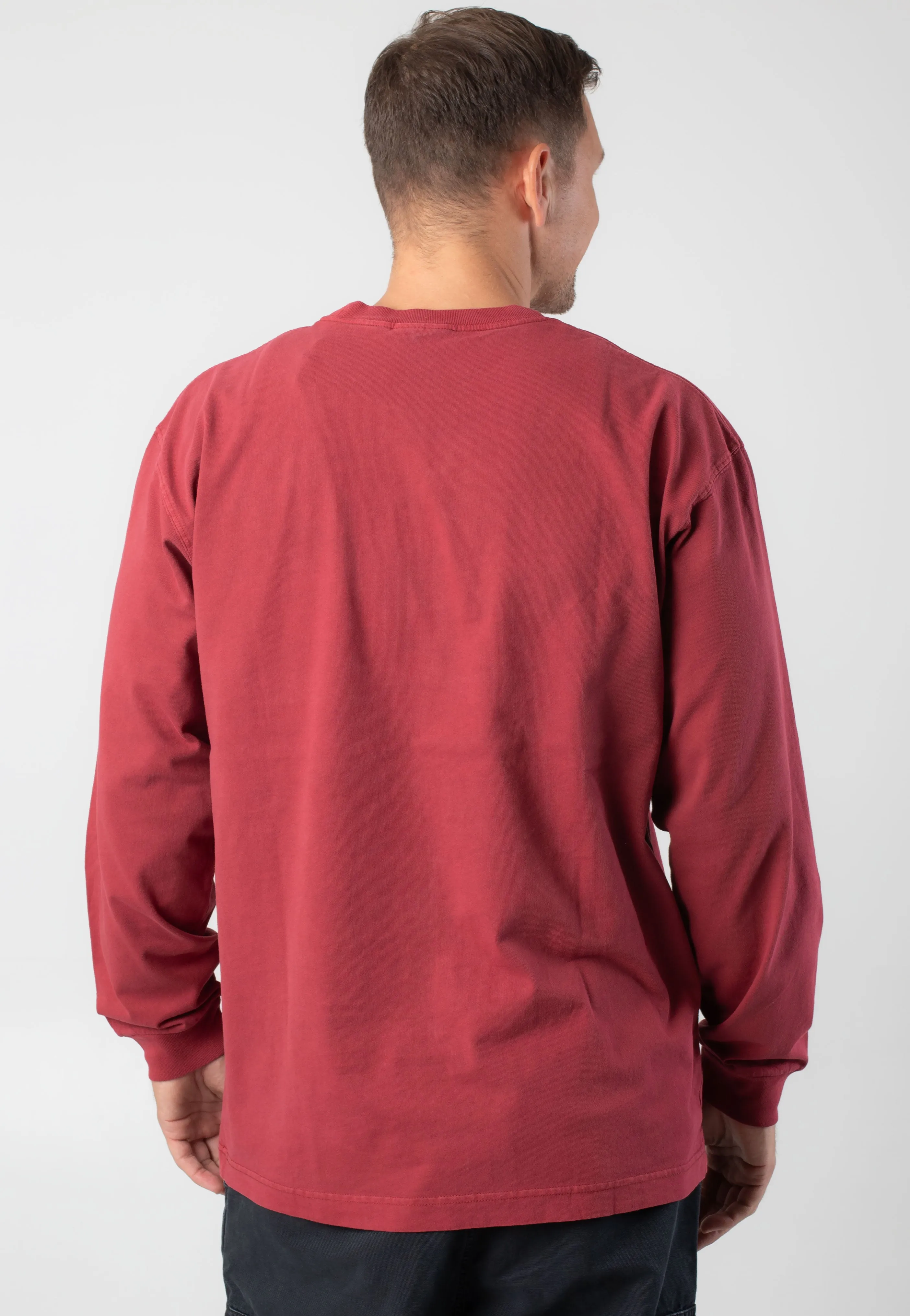 Carhartt WIP - Vista Garment Dyed Scarlet - Longsleeve