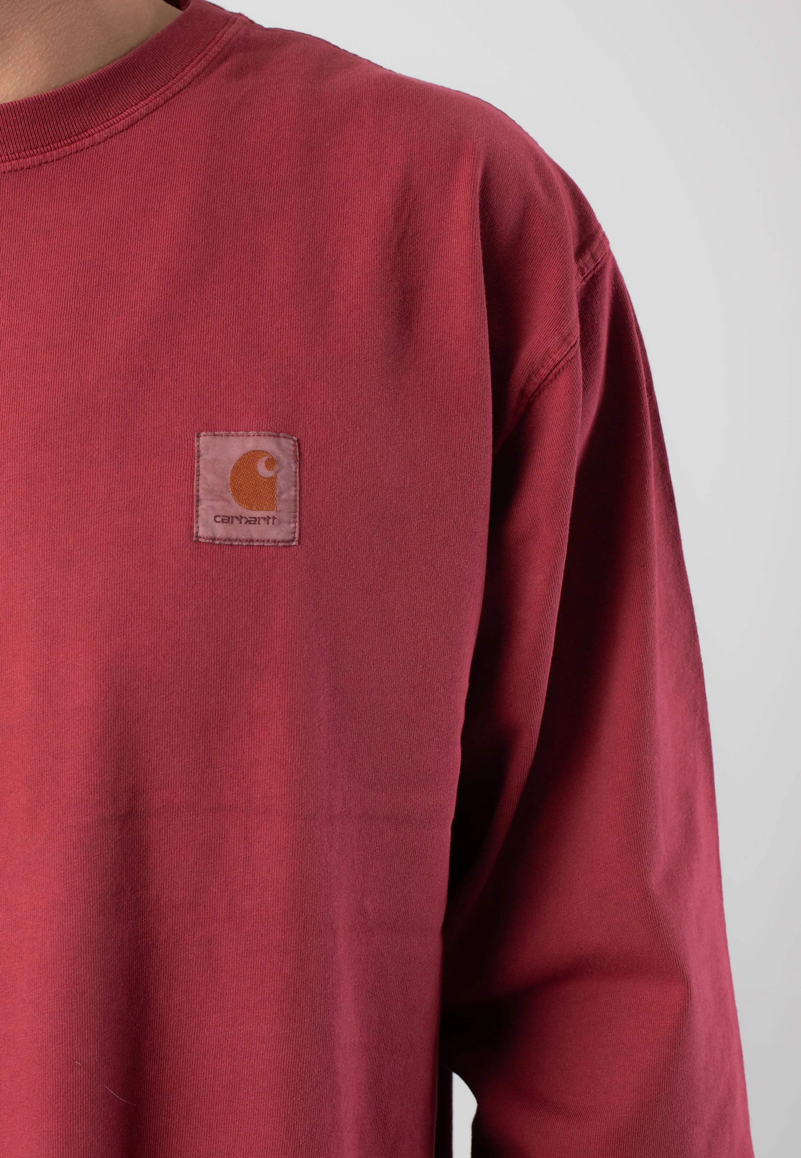 Carhartt WIP - Vista Garment Dyed Scarlet - Longsleeve