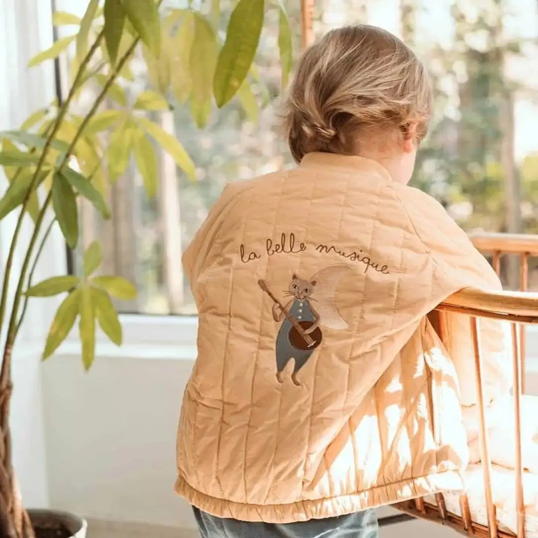 Children's Cozy Cartoon Bomber Jacket