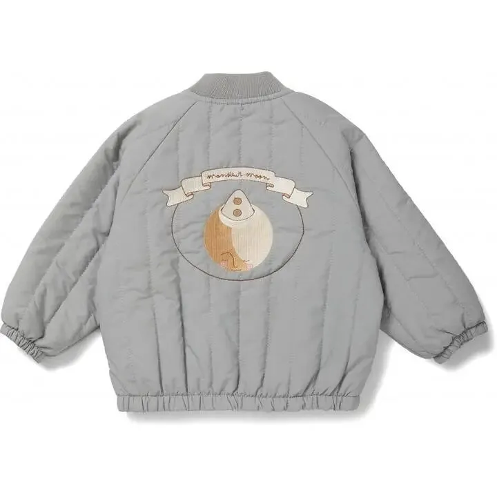 Children's Cozy Cartoon Bomber Jacket