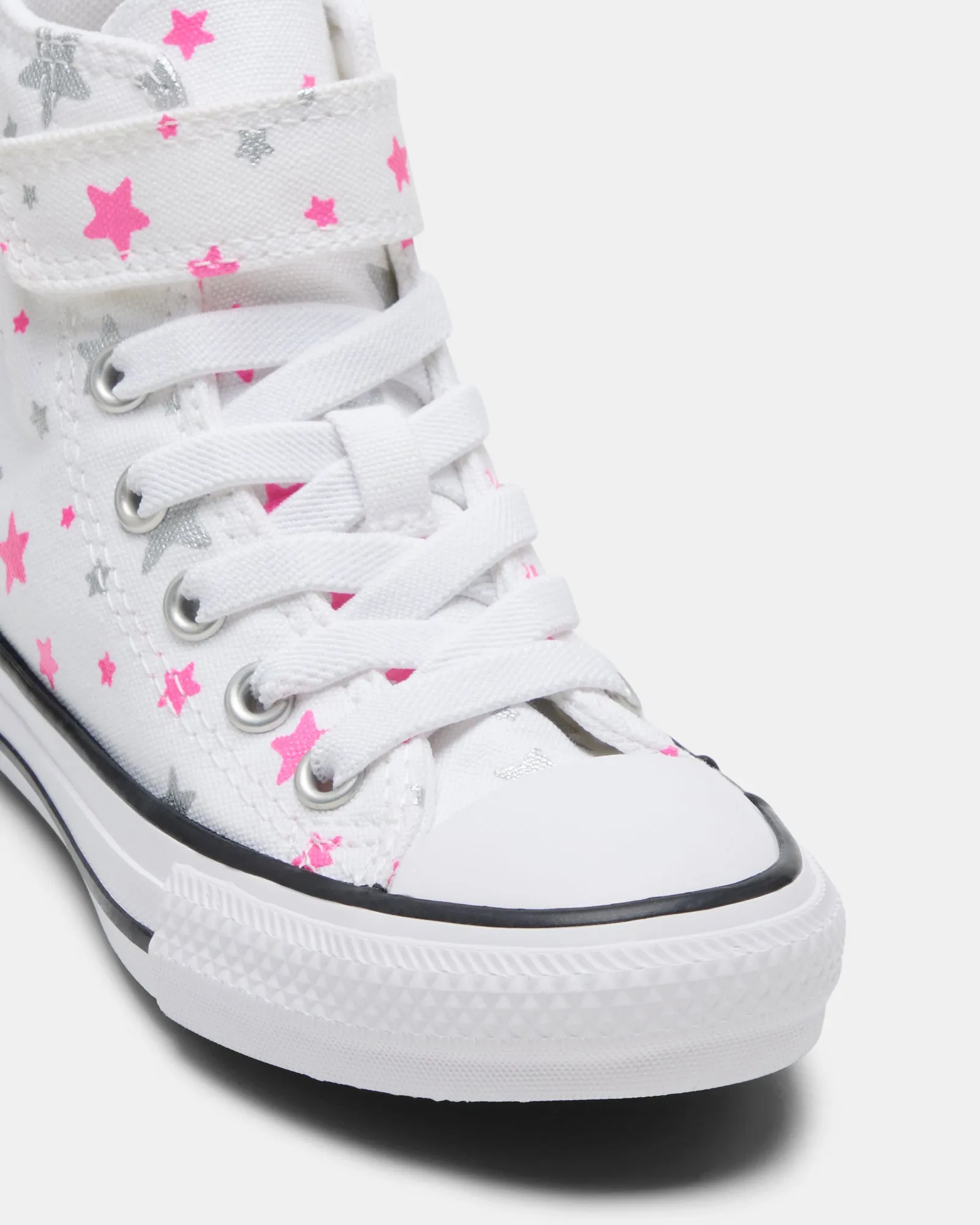 Chuck Taylor All Star 1V High Sparkle Youth White/Pink