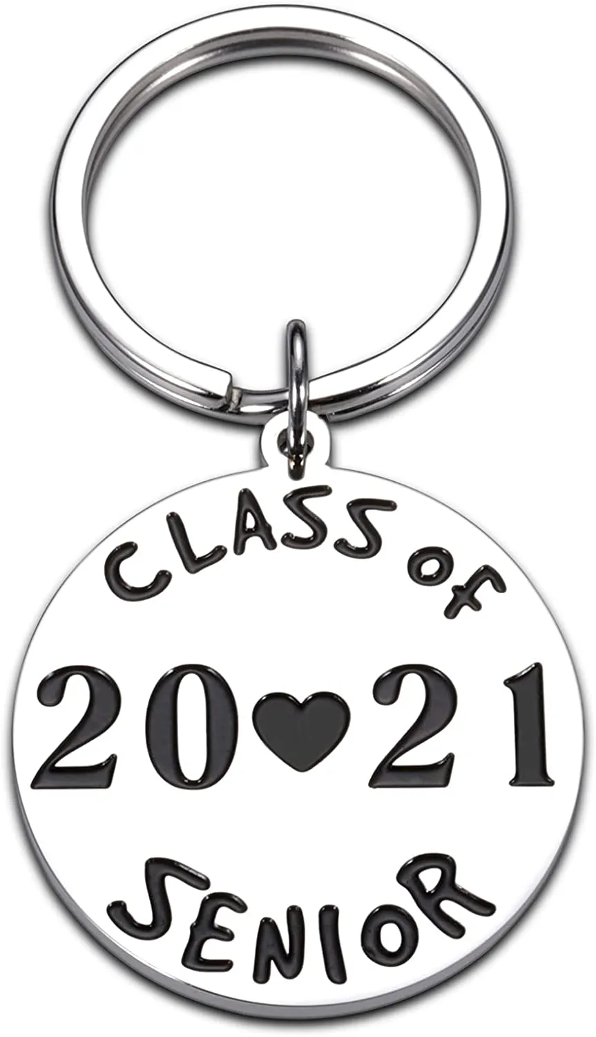 Class of 2021 Graduation Keychain Gifts Senior Students Women Men Inspirational Gifts for High School College Graduate Her Him Master Gift for Nurse Medical Mom to Son Daughter Present