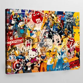 Comic Pop Art Canvas