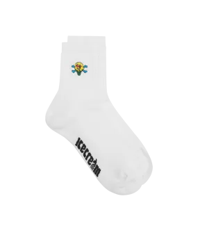 CONES AND BONES SOCKS - WHITE