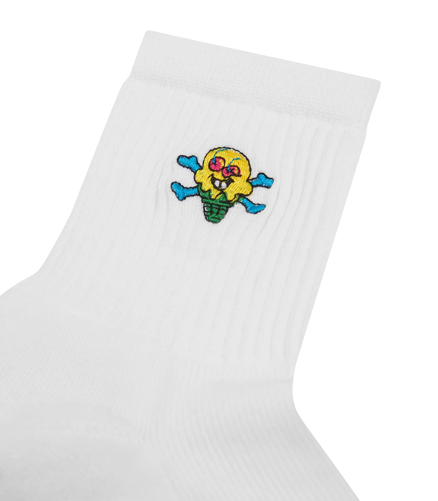 CONES AND BONES SOCKS - WHITE