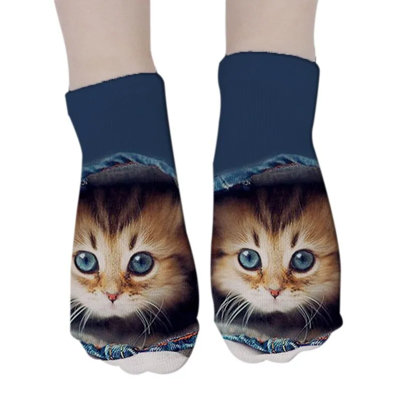 Cotton Ankle Cute Cat Socks