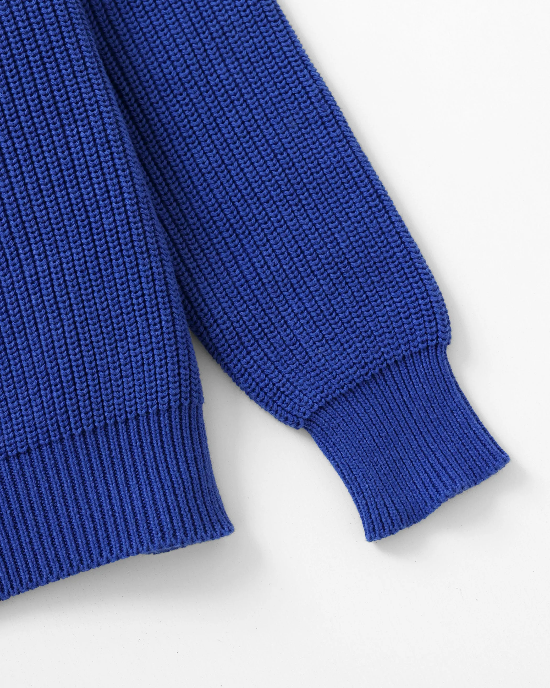 Cotton Knit Sweater Royal - Unisex