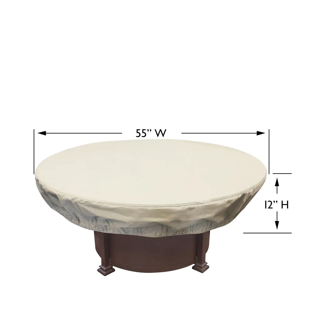 CP930 - 48" To 54" Round Fire Pit / Table / Ottoman Cover