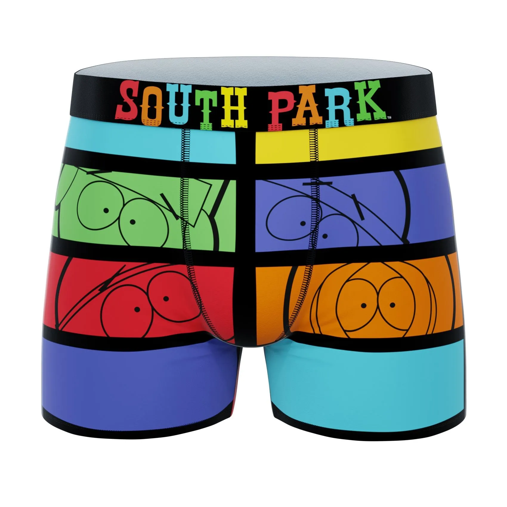 CRAZYBOXER South Park Faces Men's Boxer Briefs (2 Pack)