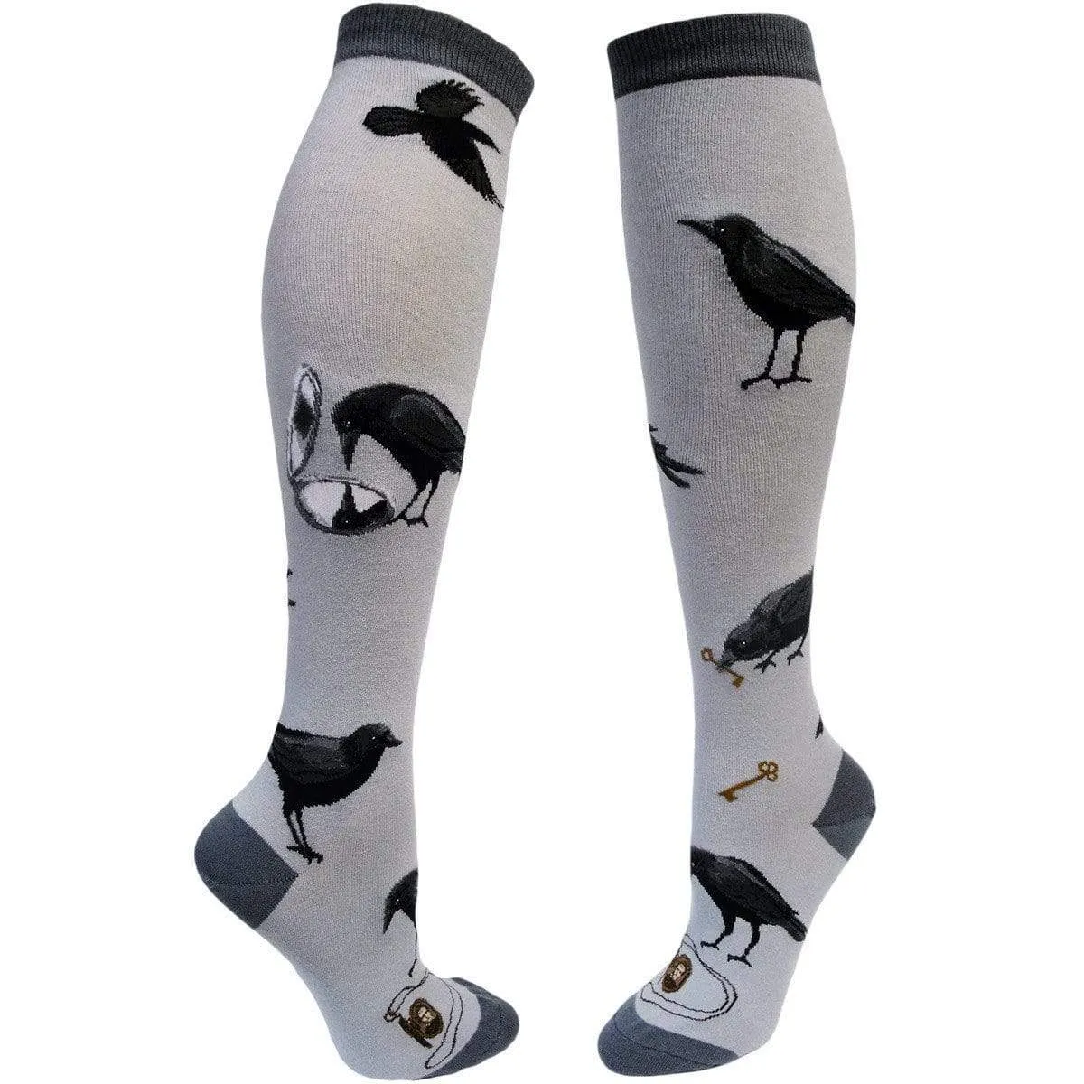 Curious Crow Socks Women's Knee High Sock