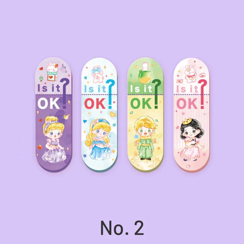 Cute Cartoon Waterproof Tearable Note Stickers