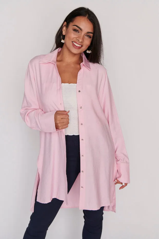 Darcy Pink Long Shirt