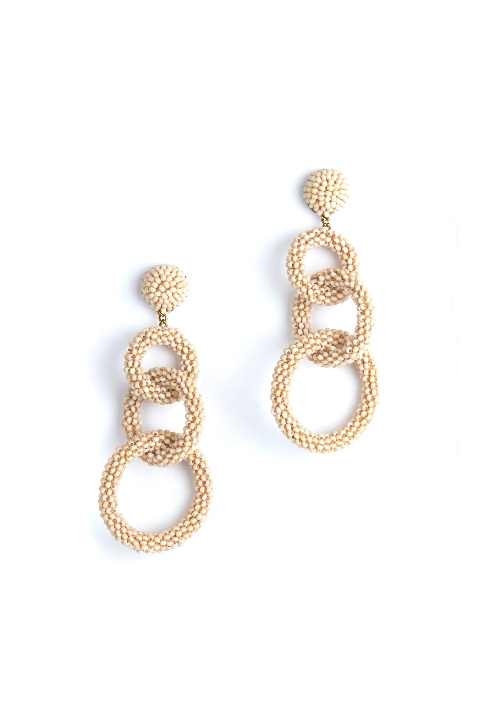 Deepa Gurnani Ember Earring - Beige