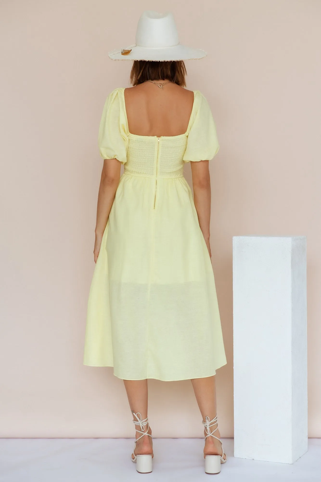 Delfino Maxi Dress Yellow