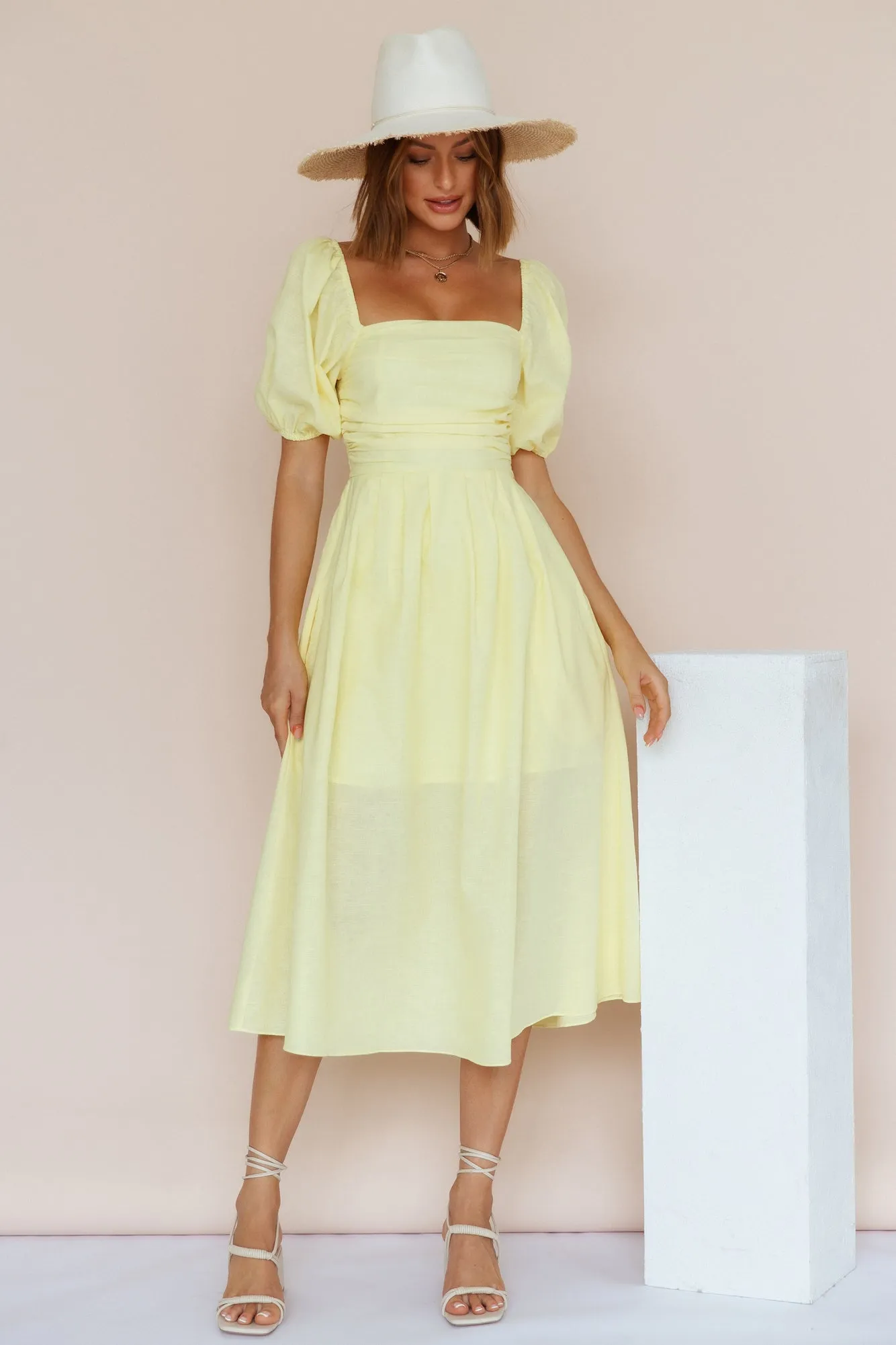 Delfino Maxi Dress Yellow