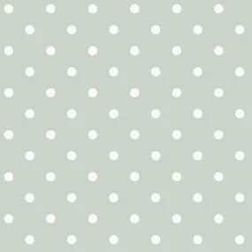 Dots Wallpaper in Sage