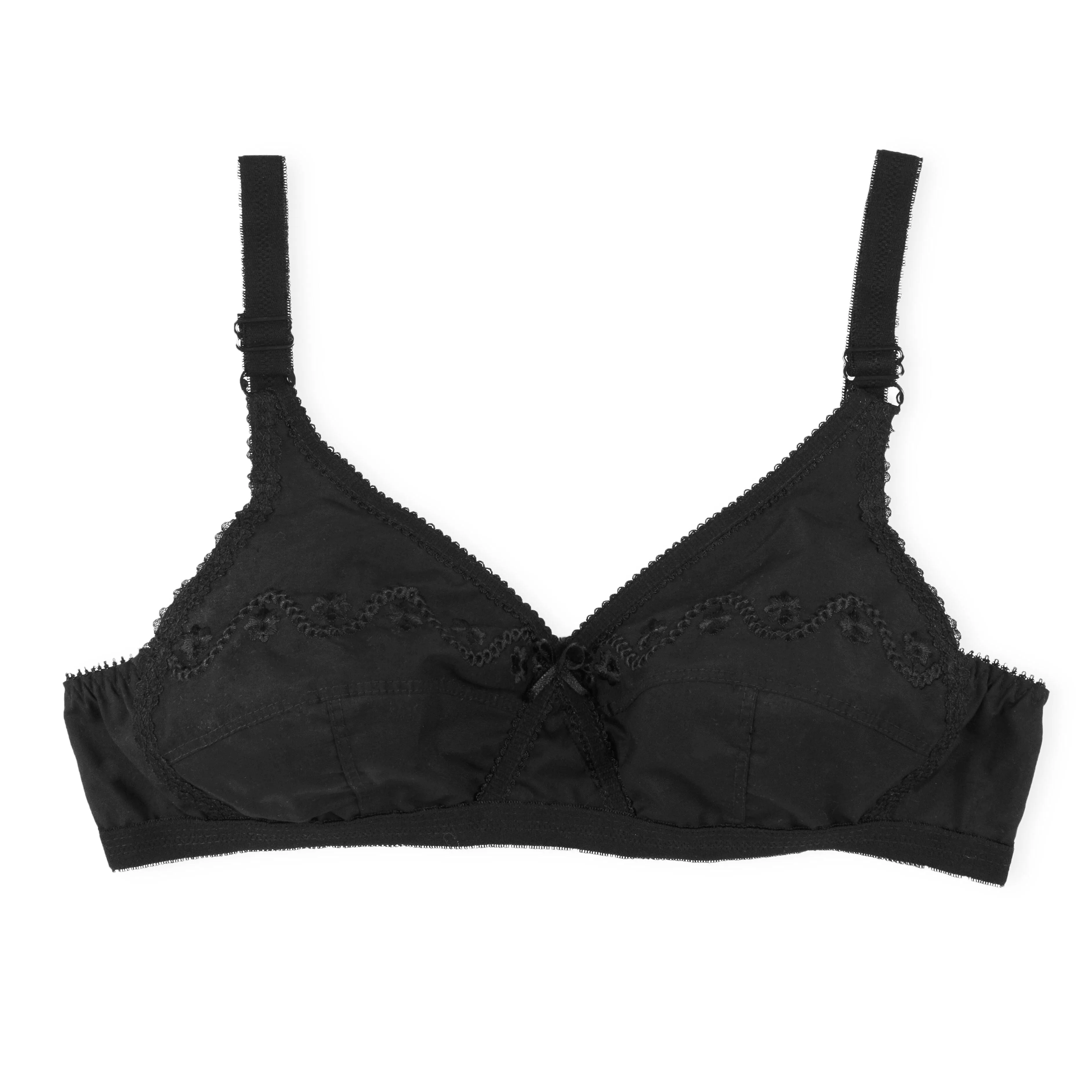 Espicopink | Love-In-The-Mist - Cross Over Embroidered Non-Padded Bra