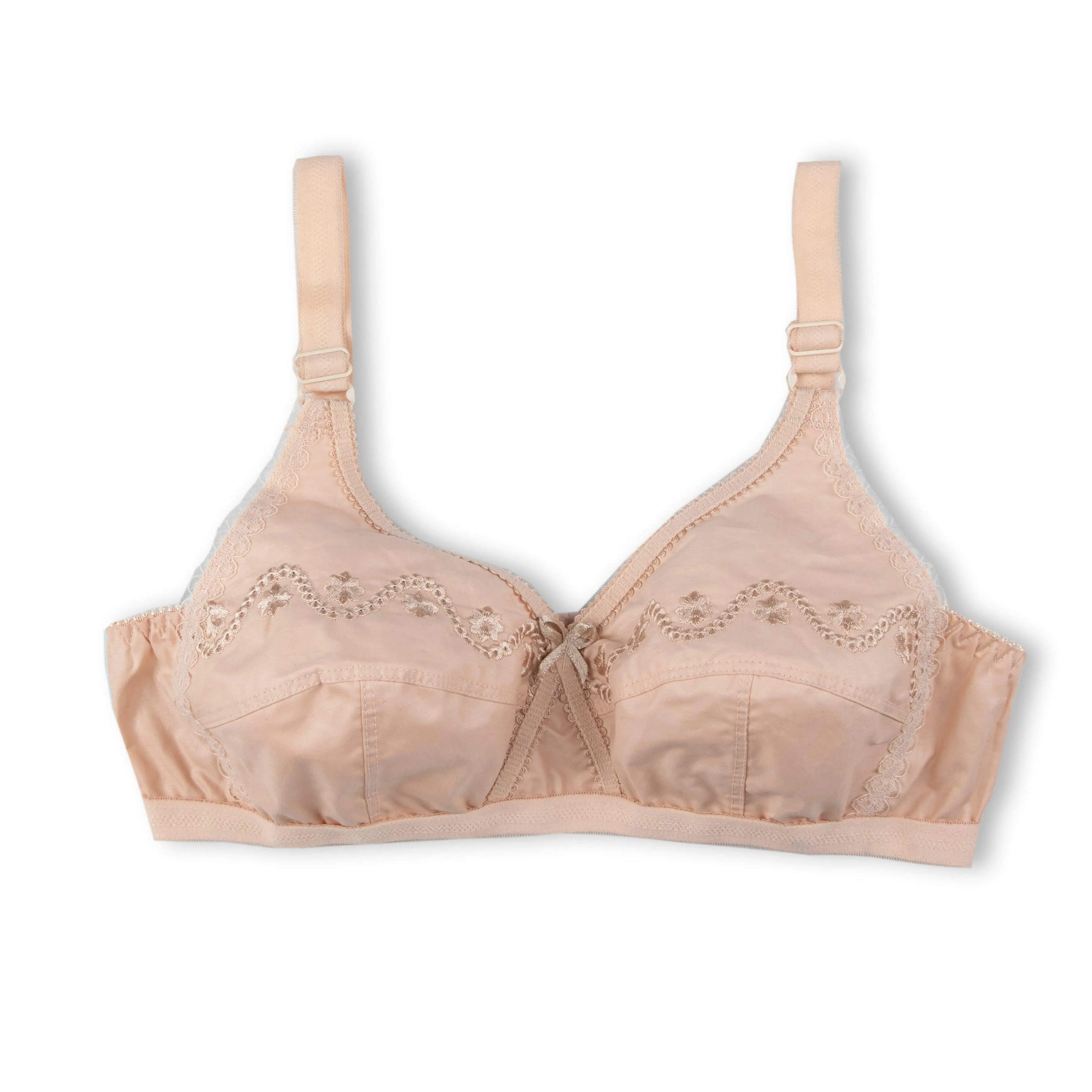 Espicopink | Love-In-The-Mist - Cross Over Embroidered Non-Padded Bra